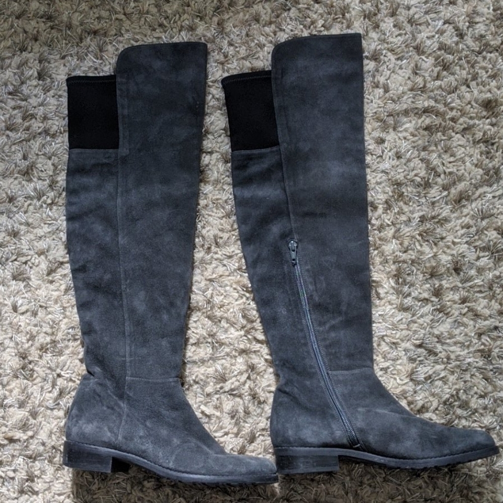 Stuart Weitzman Suede Over the Knee Boots